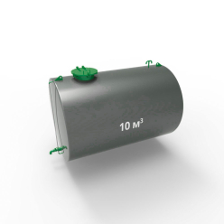 Фото резервуара (емкости) горизонтального стального двустенного РГД (РГСД) 10 м3 Резервуар (емкость) горизонтальный стальной двустенный РГД (РГСД) 10 кубов