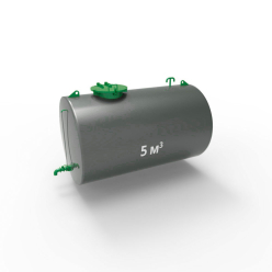 Фото резервуара (емкости) горизонтального стального двустенного РГД (РГСД) 5 м3 Резервуар (емкость) горизонтальный стальной двустенный РГД (РГСД) 5 кубов