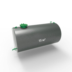 Фото резервуара (емкости) горизонтального стального РГС 15 м3 Резервуар (емкость) горизонтальный стальной РГС 15 кубов