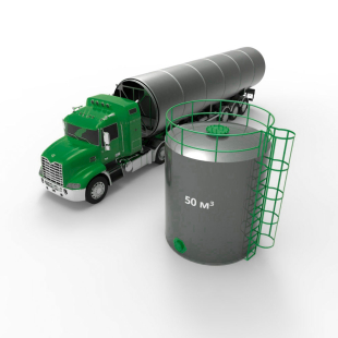 Резервуар (емкость) РВС 50 м3 вертикальный